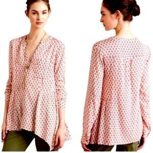 Anthropologie Maeve Laiken Asymmetrical Tunic. Size 10.